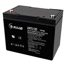 12V75ah Rechargeable SLA Deep Cycle VRLA AGM Battery